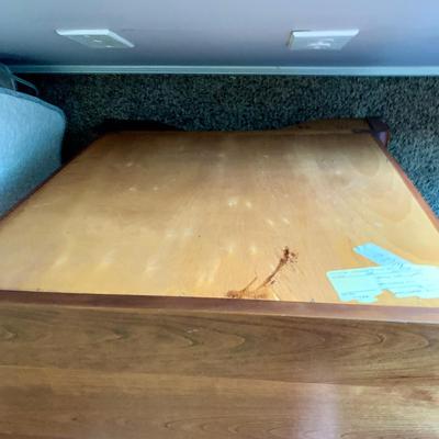 LOT 218 M: Taylor Jamestown Cherry Wood Bedroom Set: 7 Drawer Chest Of Drawers, Two 2 Drawer Bedside Tables, 10 Drawer Dresser w/ Mirror,...