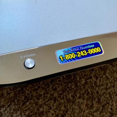 LOT 219 M: Sony Bravia LCD TV Model #KDL-32L5000, LG DVD Player Model #DN191H, & Lazy Susan Top TV Stand Cabinet