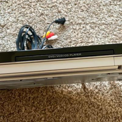 LOT 219 M: Sony Bravia LCD TV Model #KDL-32L5000, LG DVD Player Model #DN191H, & Lazy Susan Top TV Stand Cabinet