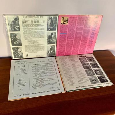 LOT 220 M: Vinyl Record Collection: Chuck Berry "Back Home", Little Richard "Right Now", "The Great Band...