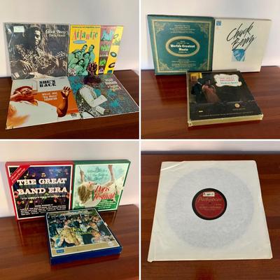 LOT 220 M: Vinyl Record Collection: Chuck Berry "Back Home", Little Richard "Right Now", "The Great Band...