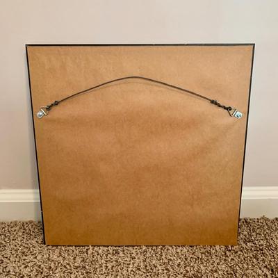 LOT 223 B: Framed, Hand Painted, & Signed Disk & "Gathering Seashells" Print by C. Kieffer