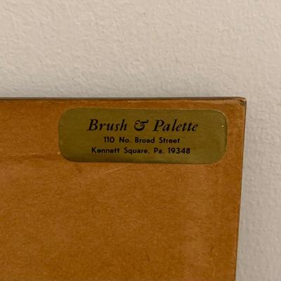 LOT 224 B: Framed Oil Painting by Dorothea R. Flood: Farm Scene