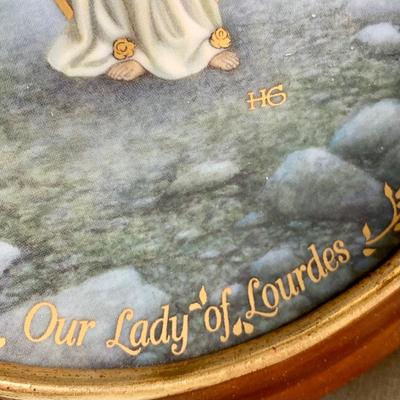 LOT 225 B: Collection of Bradford Exchange "Visions Of Our Lady" by Hector Garrido Collectors Plates: "Our Lady Of...