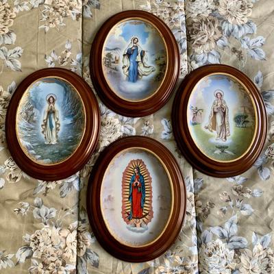 LOT 225 B: Collection of Bradford Exchange "Visions Of Our Lady" by Hector Garrido Collectors Plates: "Our Lady Of...