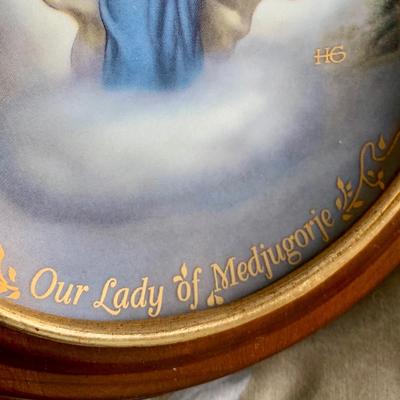 LOT 225 B: Collection of Bradford Exchange "Visions Of Our Lady" by Hector Garrido Collectors Plates: "Our Lady Of...