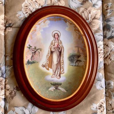 LOT 225 B: Collection of Bradford Exchange "Visions Of Our Lady" by Hector Garrido Collectors Plates: "Our Lady Of...
