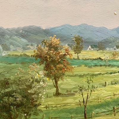 LOT 226 B: Framed & Signed Oil Painting by Maurice, Prints by P.C. & M.M.Rose