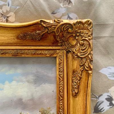 LOT 226 B: Framed & Signed Oil Painting by Maurice, Prints by P.C. & M.M.Rose