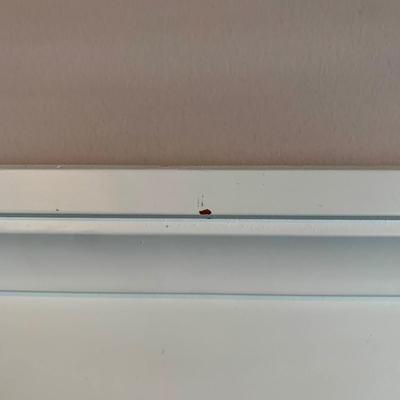 LOT 228 B: Ashley Furniture White Bedset: Sleigh Bed w/ 2 Drawers, 3 Drawer Bedside Table, 6 Drawer 2 Cabinet Dresser w/ Mirror