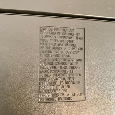 LOT 230 B: Panasonic 4 Head Omnivision VHS Player Model #PV-V4022