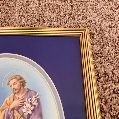 LOT 231 B: Framed Religious Wall Decor Collection