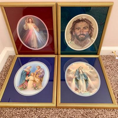 LOT 231 B: Framed Religious Wall Decor Collection