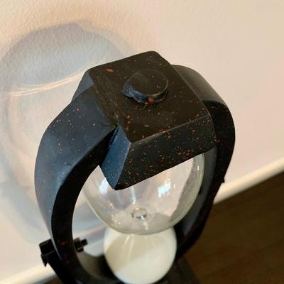 LOT 234 D: Home Decor Collection: Mail Sorter, Hourglass, & 3 Seat Wooden & Metal Bicycle