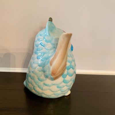 LOT 235 D: Owl & Elephant Home Decor: Teapots & More