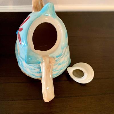 LOT 235 D: Owl & Elephant Home Decor: Teapots & More