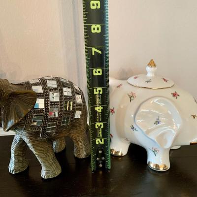 LOT 235 D: Owl & Elephant Home Decor: Teapots & More