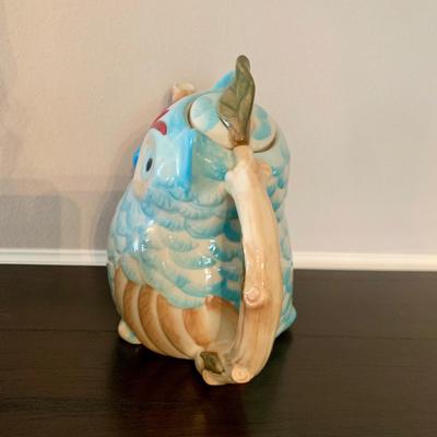 LOT 235 D: Owl & Elephant Home Decor: Teapots & More