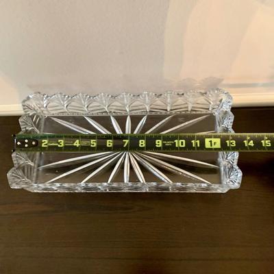 LOT 237 D: Marquis Waterford Cut Crystal Glass Dish, Toscany Lead Crystal Angel, & More