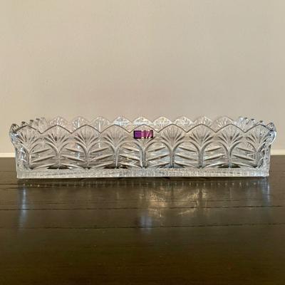 LOT 237 D: Marquis Waterford Cut Crystal Glass Dish, Toscany Lead Crystal Angel, & More