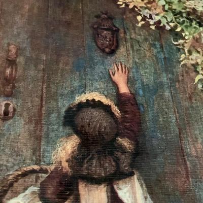 LOT 239 D: Irish Hanging Wall Decor: Framed “An Old Irish Welcome” & Celtic Cross