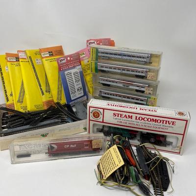 N Scale Engines & Rail Train Cars & N Scale Track