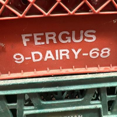Vintage Plastic Milk Crates