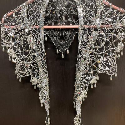 Stunning beaded shawl