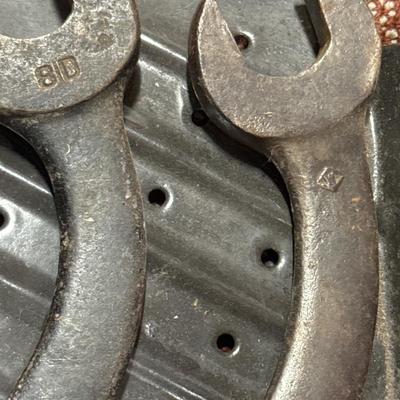 Assorted S shape wrenches