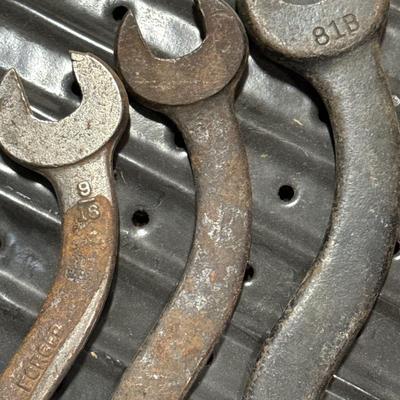 Assorted S shape wrenches