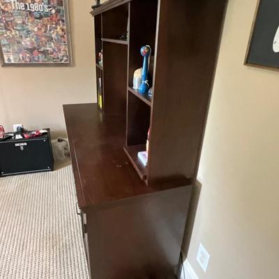 Potter Barn Solid Wood Desk/Hutch