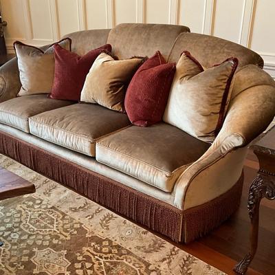 Victorian Century Furniture Down Feather Sofa