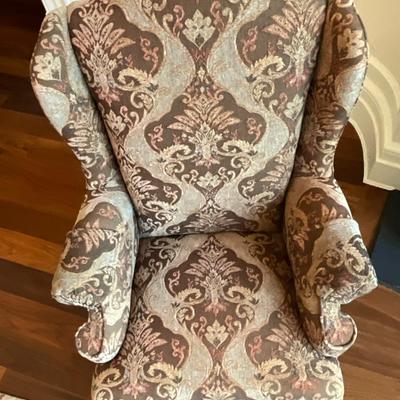 Pair of Southwood Furniture Wing Back Accent Chairs