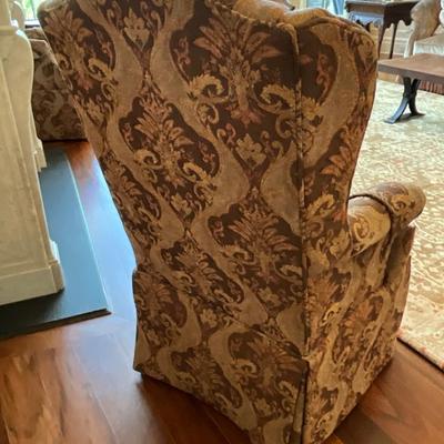 Pair of Southwood Furniture Wing Back Accent Chairs