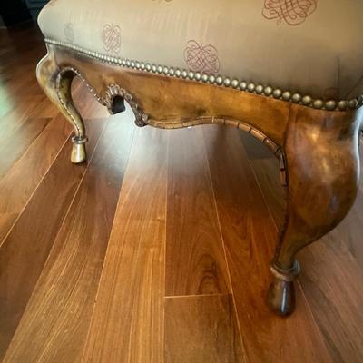 Century Furniture Silk Upholstered Accent Armchair