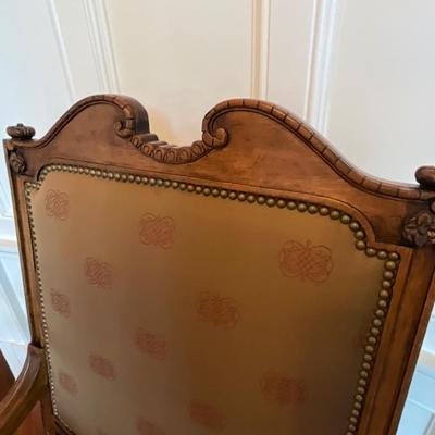 Century Furniture Silk Upholstered Accent Armchair