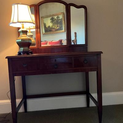 Antique Solid Wood Vanity/Desk