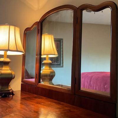 Antique Solid Wood Vanity/Desk