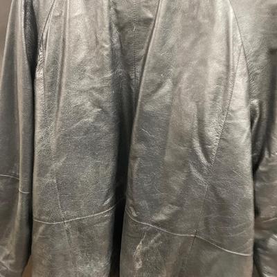 Leather sport coat & Worthington coat