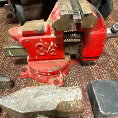 Bench Vise and tools
