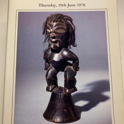 George Ortiz Collection Primitive Works of Art Sothebys June 28, 1978 Illustrated Hardback Auction Catalog