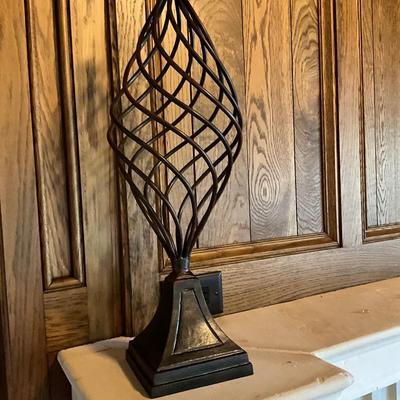 Pair of Bronzed “Austin” Spiral Finials