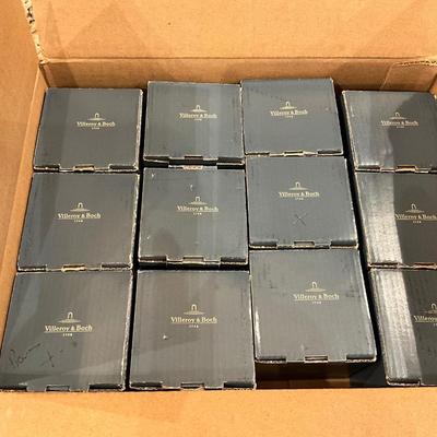 Set of Twelve Villeroy Boch Reflective Votives