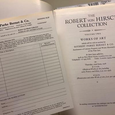 Robert Von Hirsch Medieval Art Pottery & Glass Vol. 2 Sothebys June 22, 1978 London Auction Catalog Illustrated Hardback