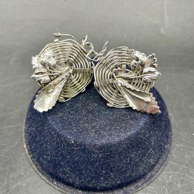 Sterling Silver Screw post Earrings