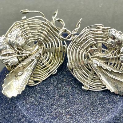 Sterling Silver Screw post Earrings