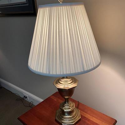 Pair of Solid Brass Lamps