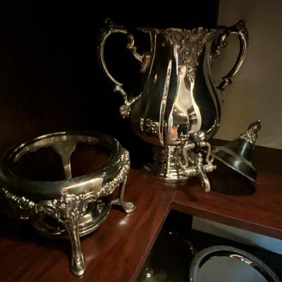 Lot full of 15 piece Silver Serving Pieces
