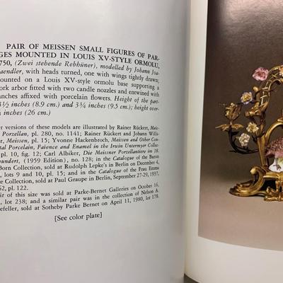 Important French Furniture, European Porcelain, Vertu, Rugs Garbisch Collection Sothebys Auction Catalog Vol. 2 - May 17, 1980...