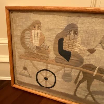 3 Piece Vintage Wall Flat Weave Egyptian Textile Art